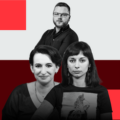 dr Barbara Kratiuk z Uczelni Vistula oraz Dalia Mikulska, reporterka, dziennikarka