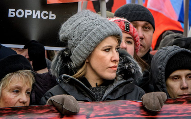 Rosja: Ksenia Sobczak oblewała wodą, teraz ją oblano