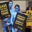 W Wielkiej Brytanii protestujący wykorzystali motywy z filmu "Avatar"
