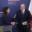 Minister spraw zagranicznych RP Zbigniew Rau i minister spraw zagranicznych Niemiec Annalena Baerboc
