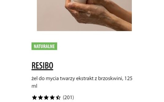 prezentacja cen na hebe.pl