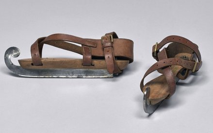 Łyżwy używane przez Franciszka Józefa jako dziecko