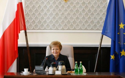 Sierpień 2007 r. Jako wicepremier i minister finansów przewodniczy posiedzeniu rządu Jarosława Kaczy