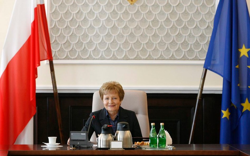 Sierpień 2007 r. Jako wicepremier i minister finansów przewodniczy posiedzeniu rządu Jarosława Kaczy