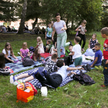 Lekcja pod chmurką uczniów szkoły podstawowej w Gorzowie Wielkopolskim, 20 września