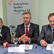 Prezes JSW?Jarosław Zagórowski (w środku) obiecuje, że zyski jastrzębskiej spółki będą rosnąć. Fot. 