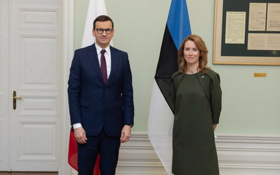 Premier Mateusz Morawiecki i premier Estonii Kaja Kallas