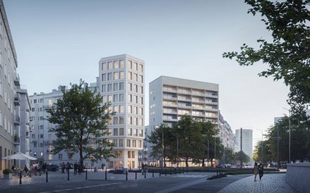 Tak według wizualizacji będzie się prezentować Plac Politechniki z dokończonym gmachem