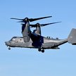Samolot armii Stanów Zjednoczonych Bell Boeing V-22 Osprey na lotnisku w podrzeszowskiej Jasionce