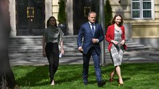 Donald Tusk i Agnieszka Dziemianowicz-Bąk
