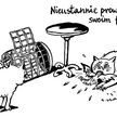 Komentarz rysunkowy. Prowokował fruwaniem
