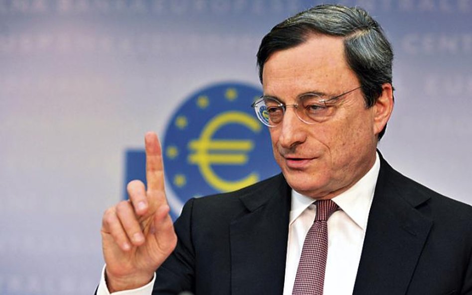 Mario Draghi podczas wystąpienia w Parlamencie Europejskim w Brukseli zasugerował, że spowolnienie g