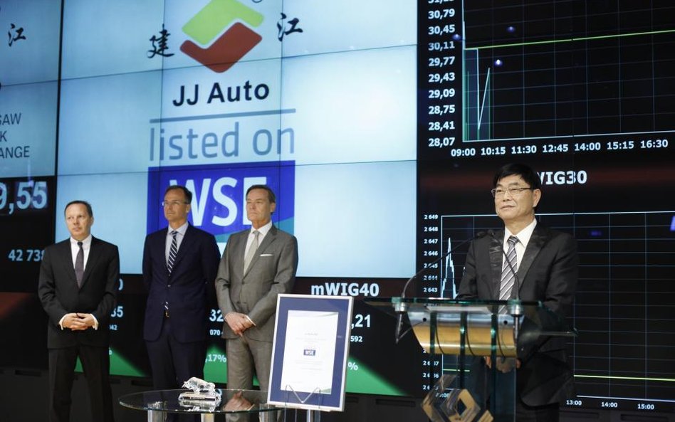 Debiut JJ Auto na GPW