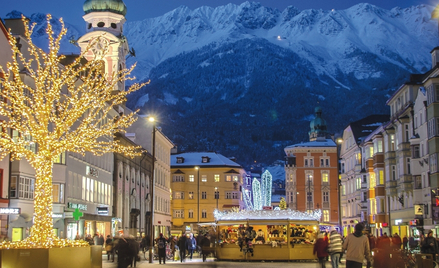 Innsbruck zimą jest bardzo atrakcyjny dla narciarzy