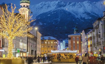 Innsbruck zimą jest bardzo atrakcyjny dla narciarzy