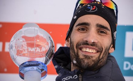 Biatlon: Martin Fourcade zdobywa Puchar Świata po raz siódmy z rzędu