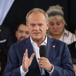Premier Donald Tusk podczas konwencji Koalicji Obywatelskiej