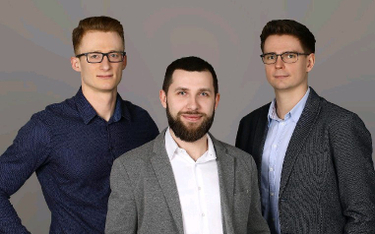 Twórcy aplikacji Wheelme,
(od lewej) Krzysztof Maciążek, Mateusz Młodawski
oraz Damian Kwaśniak, szy