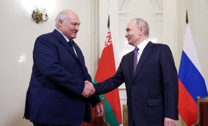 Władimir Putin i Aleksander Łukaszenko spotkali się w Sankt Petersburgu
