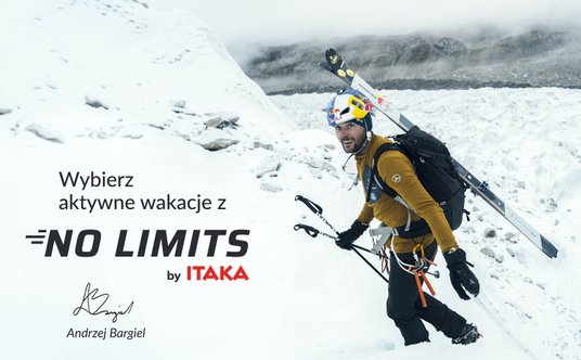 Andrzej Bargiel jest drugim sportowcem promującym No Lilmits by Itaka po biegaczce Natalii Kaczmarek