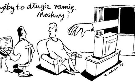 Komentarz rysunkowy. Długie ramię Moskwy