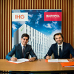 Miguel Martins, dyrektor rozwoju IHG na Polskę i Europę Wschodnią i Mariusz Poławski, wiceprezes Mar