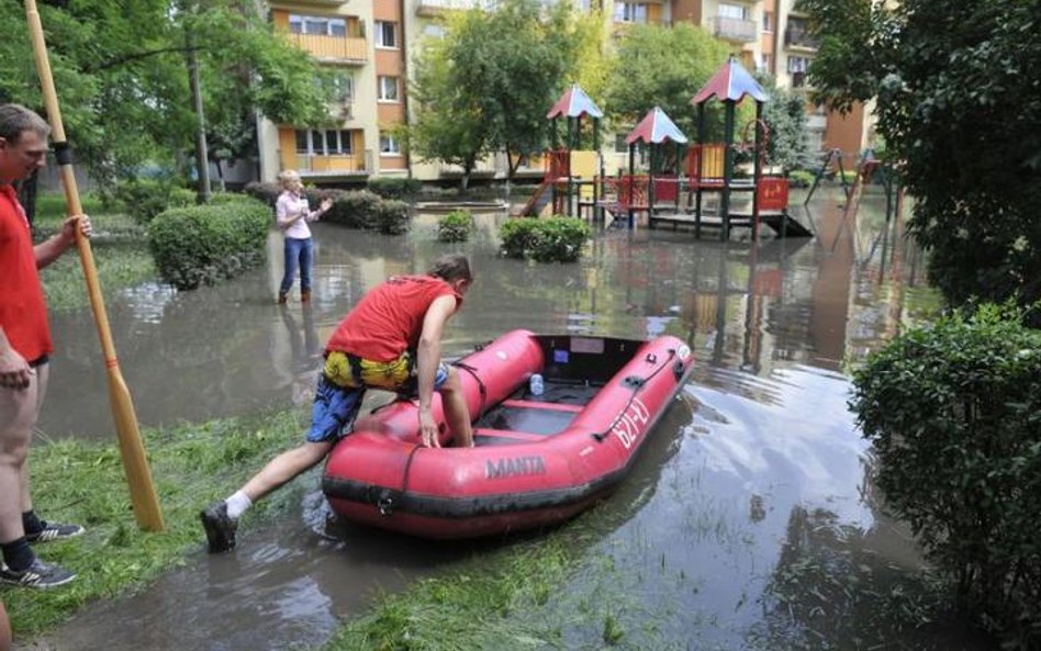 Bez pozwolenia tam, gdzie była powódź