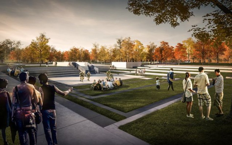 Widok na nieckę Amfiteatru