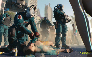 Kadr z gry „Cyberpunk 2077”, której zwiastun CD Projekt opublikował podczas tegorocznych targów E3 w