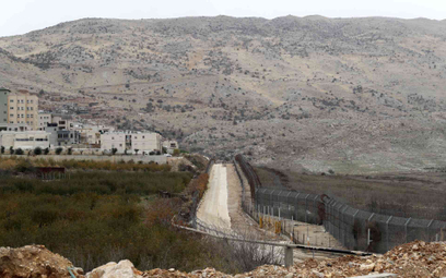 Rejon Wzgórz Golan, pogranicze Izraela i Syrii