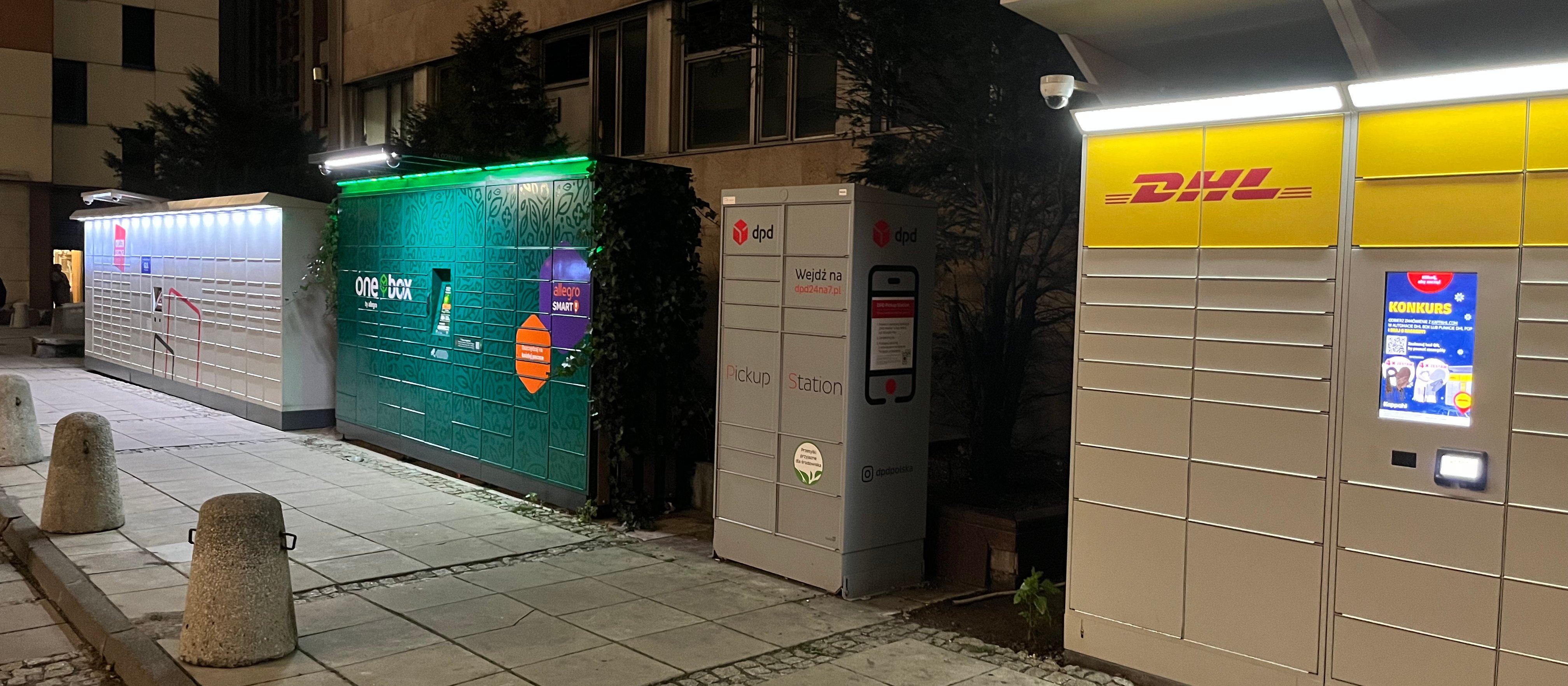 DHL samodzielnie inwestuje w automaty