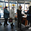Pomiar temperatury na stacji kolejowej w Kijowie
