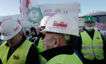 Solidarność protestuje w Luksemburgu przeciwko zamknięciu Turowa
