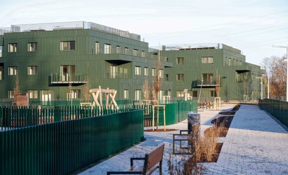 Osiedle Katowickiego Towarzystwa Budownictwa Społecznego (KTBS) przy ul. Kosmicznej w Katowicach