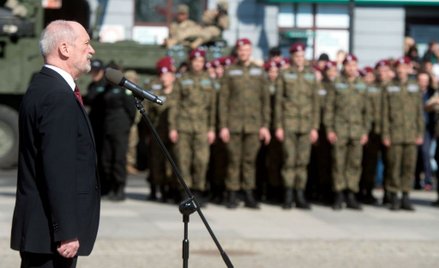 Minister obrony narodowej Antoni Macierewicz