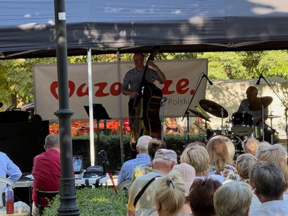 Na scenie wystąpiło Wojtek Kamiński Trio