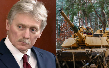 Dmitrij Pieskow i czołg M1 Abrams