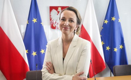 Sylwia Gregorczyk-Abram podczas przesłuchania publicznego kandydatów na RPO w Sejmie