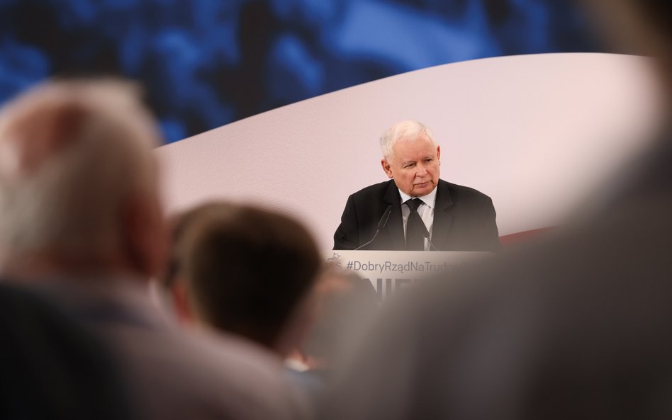 Prezes Prawa i Sprawiedliwości Jarosław Kaczyński