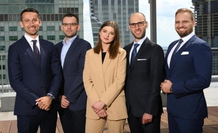 Sławomir Czerwiński, Jarosław Gajda, Dominika Pietkun, Antoni Wandzilak i Mateusz Stepień