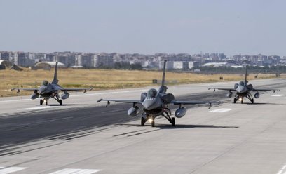 Myśliwce F-16 Sił Powietrznych Turcji