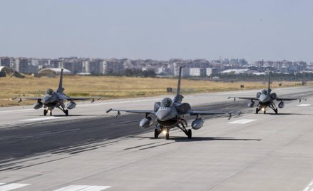 Myśliwce F-16 Sił Powietrznych Turcji