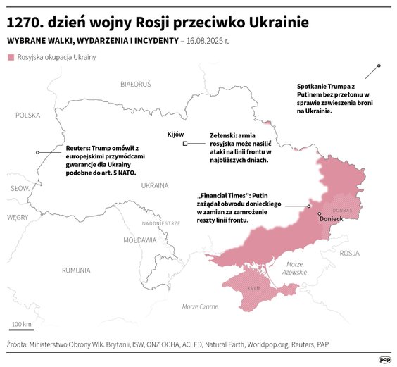Tak wyglądała sytuacja na froncie w 1270. dniu wojny