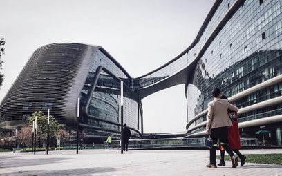 Budynek Sky SOHO w Szanghaju projektu Zaha Hadid Architects.