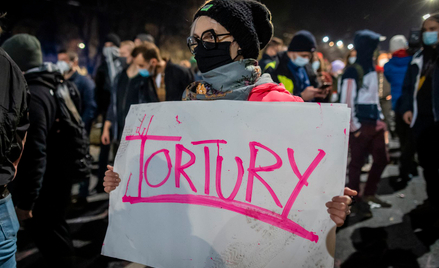 Protesty pod wyroku Trybunału Konstytucyjnego ws. aborcji.