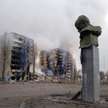 Zniszczone przez rosyjskie wojsko osiedle mieszkaniowe w mieście Borodzianka