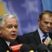 Prezydent Lech Kaczyński i premier Donald Tusk