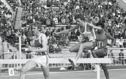 Moskwa, 19.08.1984. Zawody Przyjaźni (na zdjęciu: lekkoatleta, biegacz na średnich i długich dystans
