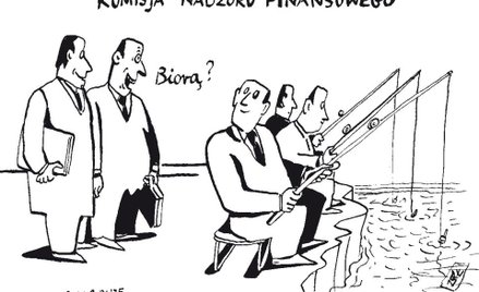 Komentarz rysunkowy. Komisja Nadzoru Finansowego