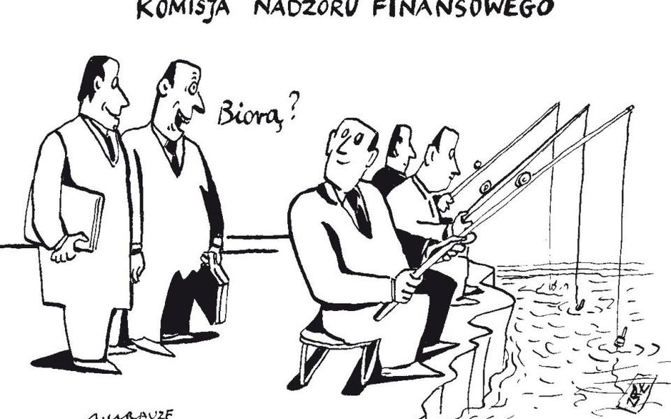 Komentarz rysunkowy. Komisja Nadzoru Finansowego